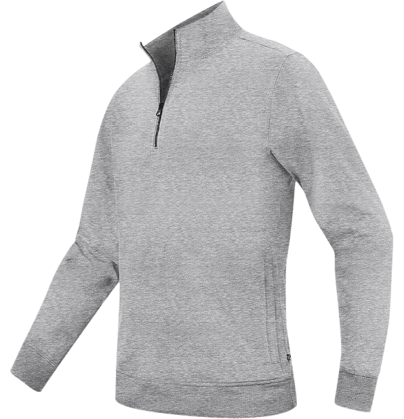 Zoom bild av Crew Half Zip Sweater, grey