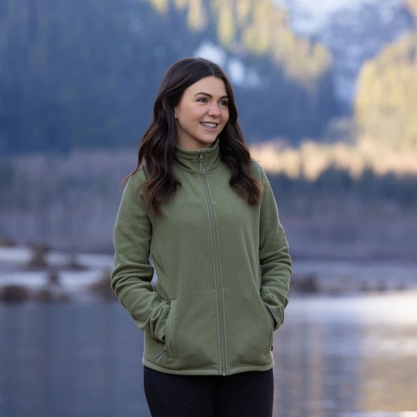 Zoom bild av Women's Montauk Fleece Jacket, sage green