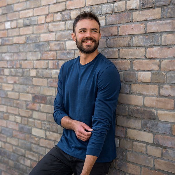 Zoom bild av Men's Stockton L/S Tee, navy