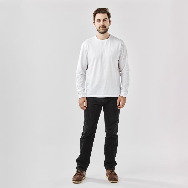Zoom bild av Men's Stockton L/S Tee, white
