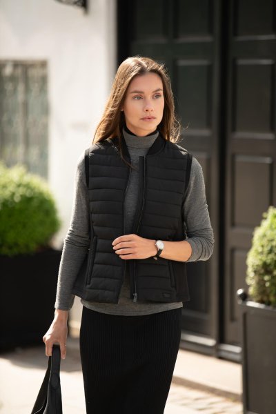 Zoom bild av Woman Premium hybrid bodywarmer, black