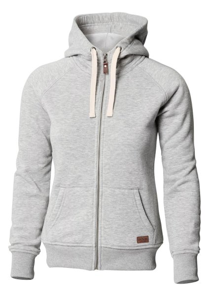 Zoom bild av Woman stylish hooded sweat, grey melange