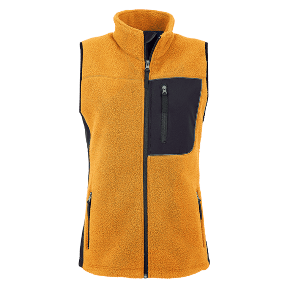Zoom bild av Womens pile Fleece Vest, orange/black