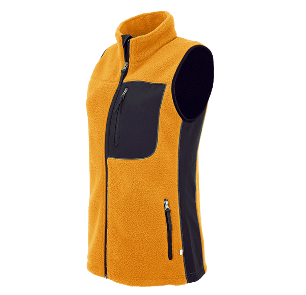 Zoom bild av Womens pile Fleece Vest, orange/black