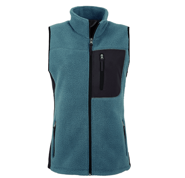 Zoom bild av Womens pile Fleece Vest, blue/black
