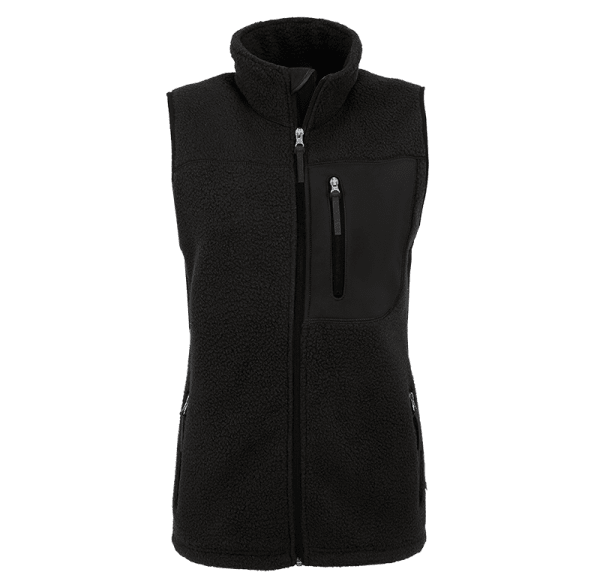 Zoom bild av Womens pile Fleece Vest, black