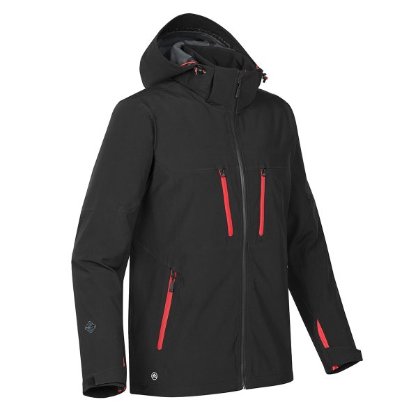 Zoom bild av Men's Patrol Softshell, black/red