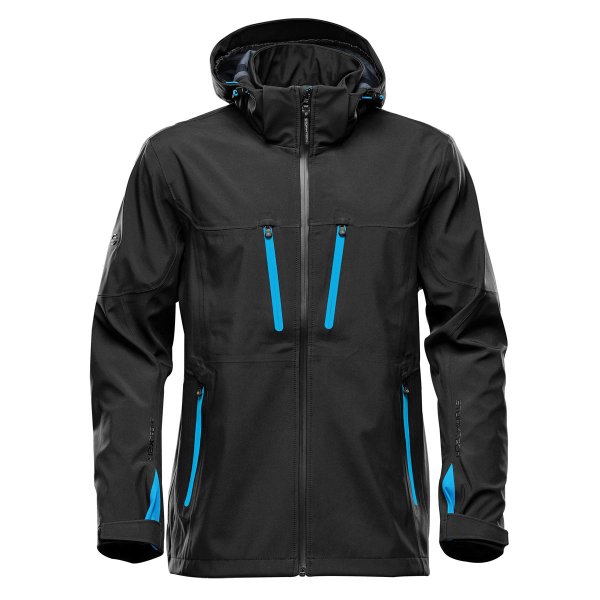 Zoom bild av Men's Patrol Softshell, black/electric blue