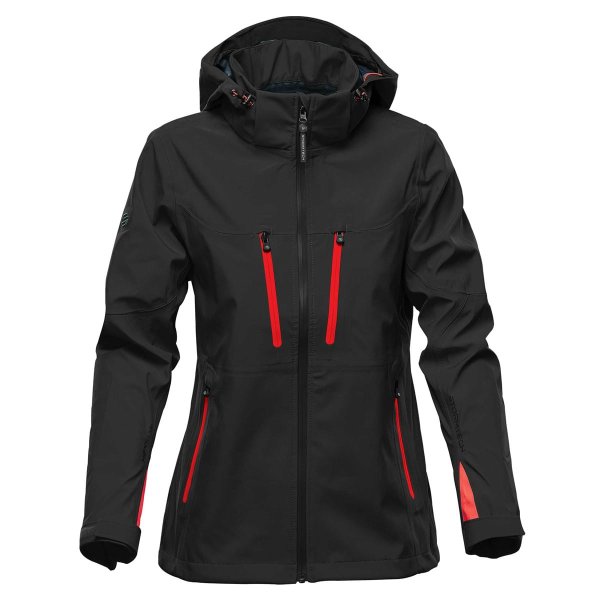 Zoom bild av Women's Patrol Softshell, black/red
