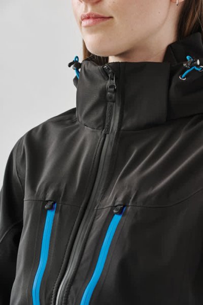 Zoom bild av Women's Patrol Softshell, black/electric blue